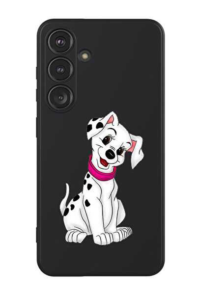 Theodor غطاء حماية سائل من السيليكون المقاوم للصدمات لهاتف سامسونج جالاكسي S24 (أسود) - دوج داب