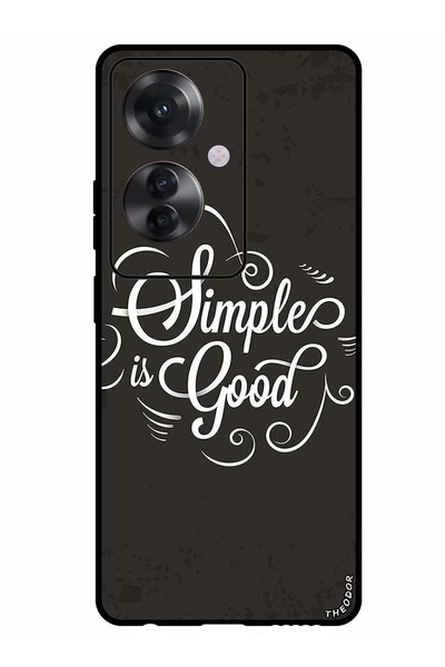 Theodor جراب واقٍ مضاد للخدش والصدمات لهاتف Oppo Reno 11F، بسيط هو جيد