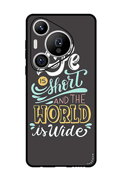 Theodor جراب واقٍ مضاد للخدش والصدمات لهاتف هواوي بيورا 70 برو بلس، الحياة قصيرة