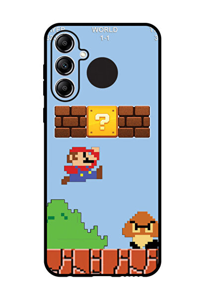 Theodor جراب واقٍ مضاد للخدش والصدمات لهاتف سامسونج جالاكسي F15 ماريو