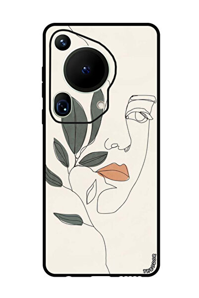 Theodor جراب واقٍ مضاد للخدش والصدمات لهاتف هواوي بيورا 70 ألترا - فن الفتاة