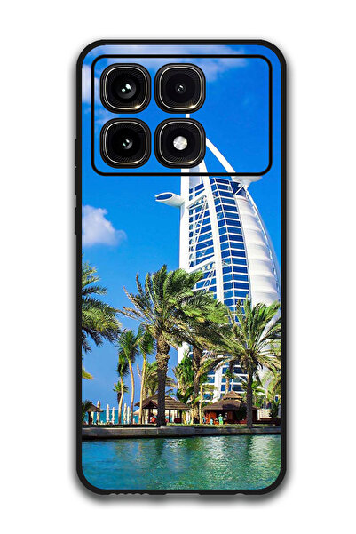 Theodor جراب واقٍ مضاد للخدش والصدمات لهاتف Xiaomi Redmi K70 Ultra برج دبي