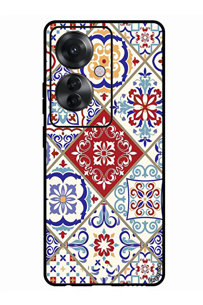 Theodor جراب واقٍ مضاد للخدش والصدمات لهاتف Oppo Reno 11F، مطبوع عليه صورة فن...