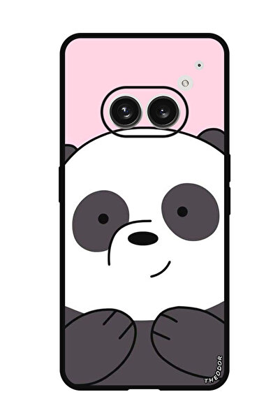 Theodor جراب واقٍ مضاد للخدش والصدمات لهاتف Nothing Phone (2a) باندا سمايلنج