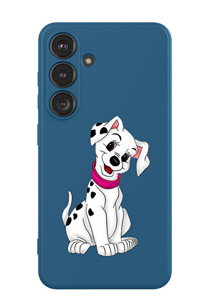 Theodor غطاء حماية سائل من السيليكون المقاوم للصدمات لهاتف سامسونج جالاكسي S24 بلس (أزرق) - دوج داب