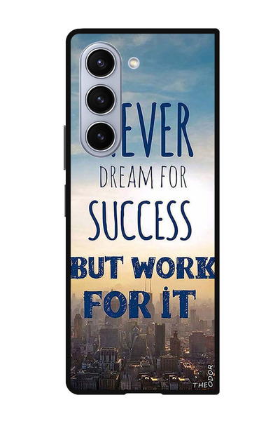 Theodor جراب حماية لهاتف Samsung Galaxy Z Fold 6 لا يحلم أبدًا بالنجاح