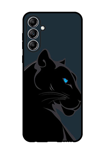 Theodor جراب واقٍ مضاد للخدش والصدمات لهاتف Samsung Galaxy M15 بتصميم فن الفهد