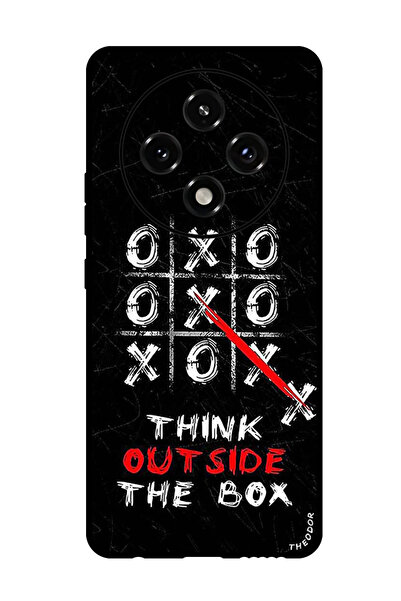 Theodor جراب واقٍ مضاد للخدش والصدمات لهاتف Oppo A3 Pro فكر خارج الصندوق