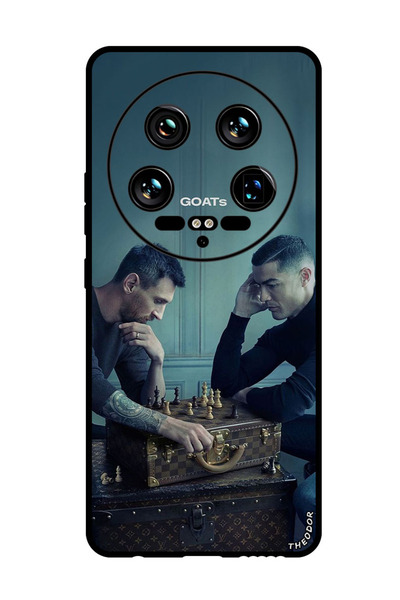 Theodor جراب واقٍ مضاد للخدش والصدمات لهاتف Xiaomi 14 Ultra، لعبة الشطرنج ميس...