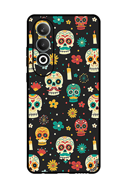 Theodor جراب واقٍ مضاد للخدش والصدمات لهاتف OnePlus Nord CE 4 بأنماط هيكل عظمي