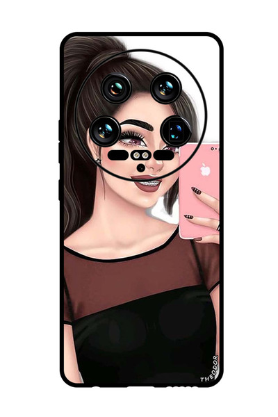 Theodor جراب واقٍ مضاد للخدش والصدمات لهاتف Xiaomi 14 Ultra لالتقاط صور سيلفي