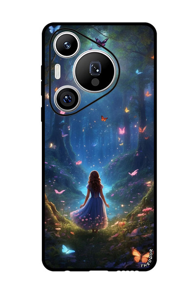 Theodor جراب واقٍ مضاد للخدش والصدمات لهاتف هواوي بيورا 70 برو بلس للنساء 4