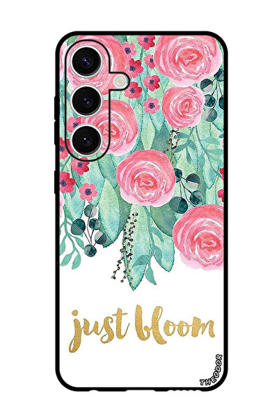 Theodor جراب واقٍ مضاد للخدش والصدمات لهاتف Samsung Galaxy S24 Just Bloom