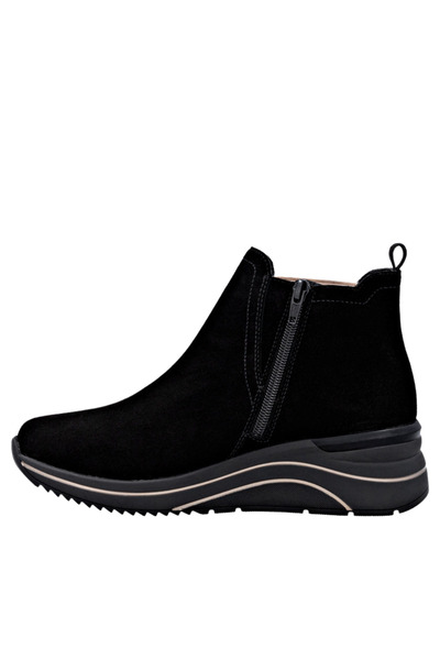 Remonte Casual boots, women, REMONTE, D0T75-04 black, suede, orthopedic 41