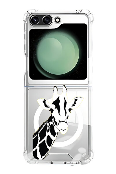 Theodor غلاف لهاتف Samsung Galaxy Z Flip 5 متوافق مع MagSafe، غطاء ممتص للصدم...