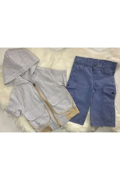 BİGÜMEX Boys' Summer Suit with Shorts