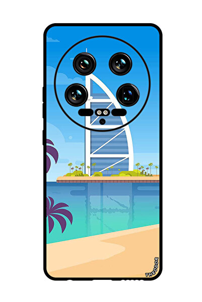 Theodor غطاء حماية مضاد للخدش والصدمات لهاتف Xiaomi 14 Ultra Tower (صورة توضي...