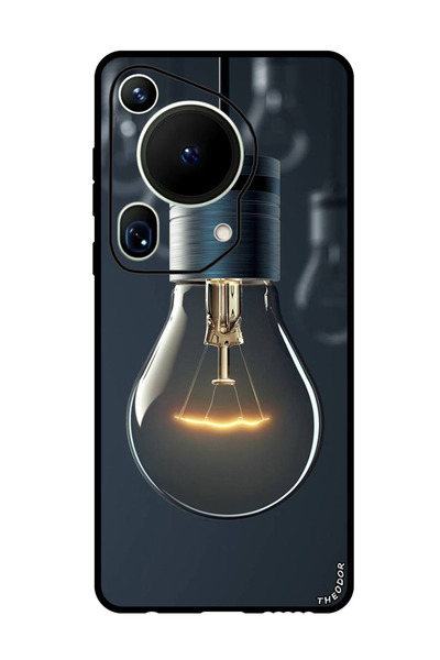 Theodor غطاء حماية مضاد للخدش والصدمات لهاتف هواوي بيورا 70 ألترا لايت لمبة