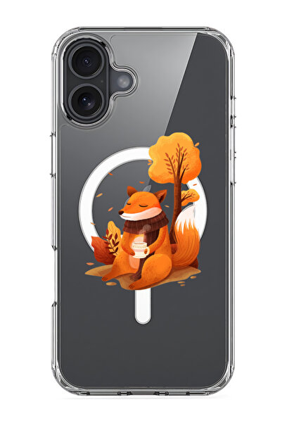 Theodor جراب ماج سيف متوافق مع آيفون 16، غطاء ممتص للصدمات للهاتف - ثعلب