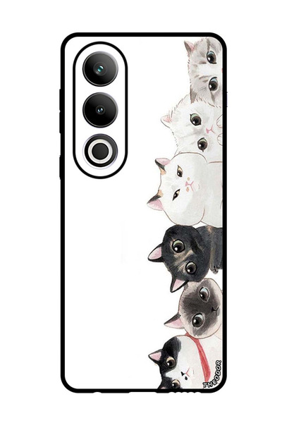 Theodor جراب واقٍ مضاد للخدش والصدمات لهاتف OnePlus Ace 3V برسومات قطط لطيفة