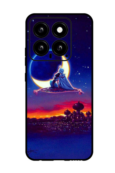 Theodor جراب واقٍ مضاد للخدش والصدمات لهاتف Xiaomi 14 رسوم متحركة علاء الدين