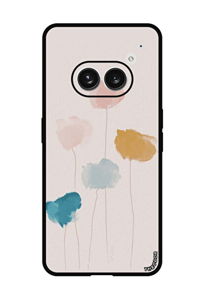 Theodor جراب واقٍ مضاد للخدش والصدمات لهاتف Nothing Phone (2a) طلاء زهور