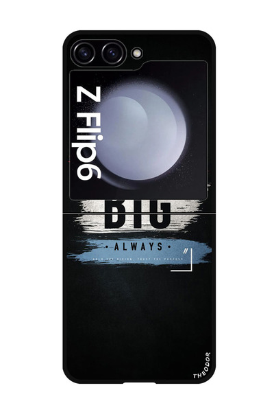 Theodor جراب واقٍ مضاد للخدش والصدمات لهاتف Samsung Galaxy Z Flip 6، فكر دائم...