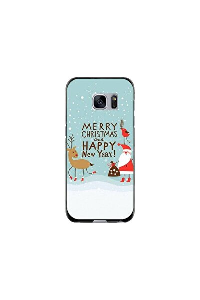Atlas Husa personalizata Samsung Galaxy S7, Happy Christmas and New Year, multicolor, S1D1M0047