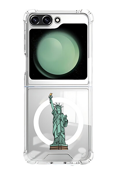 Theodor Case for Samsung Galaxy Z Flip 5 Compatible with MagSafe, Shockproof ...