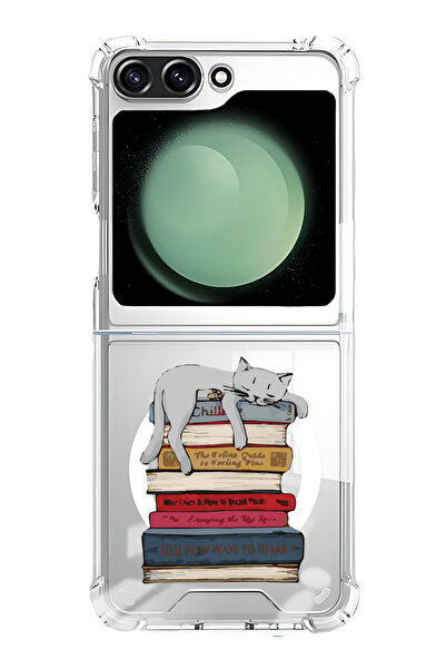 Theodor غلاف لهاتف Samsung Galaxy Z Flip 5 متوافق مع MagSafe، غطاء ممتص للصدم...