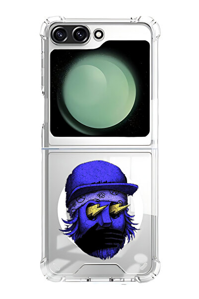 Theodor غلاف لهاتف Samsung Galaxy Z Flip 6 متوافق مع MagSafe، غطاء ممتص للصدم...