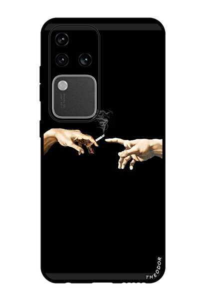 Theodor جراب واقٍ مضاد للخدش والصدمات لهاتف Vivo S18 Pro من تصميم آدم