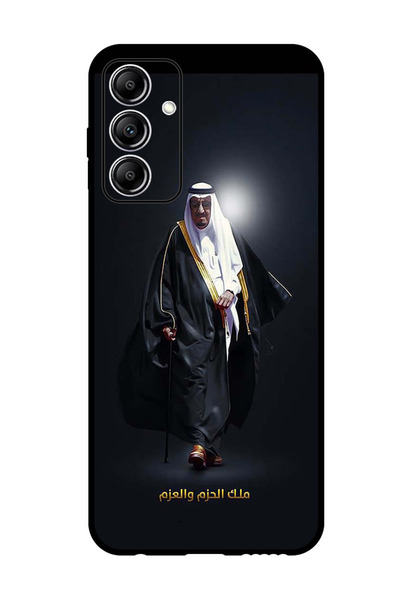 Theodor جراب واقٍ مضاد للخدش والصدمات لهاتف سامسونج جالاكسي A15 5G الملك سلمان