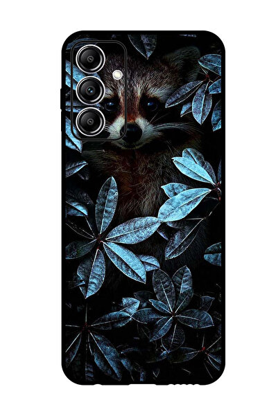 Theodor جراب واقٍ مضاد للخدش والصدمات لهاتف Samsung Galaxy A55، حيوان بين الأوراق