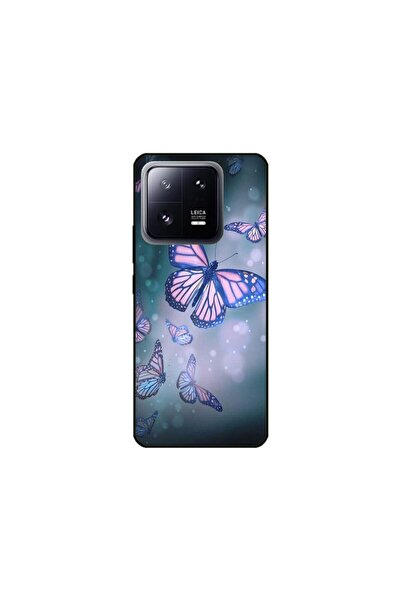 Atlas Husa personalizata si Folie de Silicon pentru Xiaomi 13 Pro, Butterfly ...