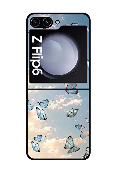 Theodor جراب واقٍ مضاد للخدش والصدمات لهاتف Samsung Galaxy Z Flip 6 ولكن في ا...