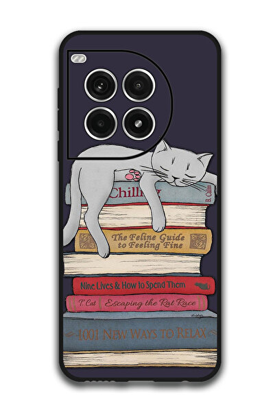 Theodor جراب واقٍ مضاد للخدش والصدمات لهاتف OnePlus Ace 3 Pro Cat مع كتب