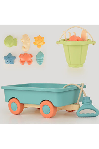 lets be child Lets be chıld ilk vagonum ve kum kova baskı seti jumbo boy premium