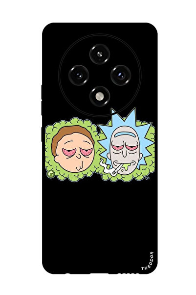 Theodor جراب واقٍ مضاد للخدش والصدمات لهاتف Oppo A3 Pro، عيون ريك الحمراء