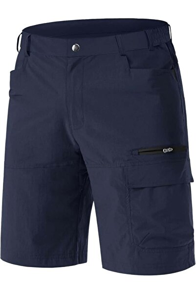 EKLENTSON Quick-drying, elastic, functional, waterproof shorts with elastic w...