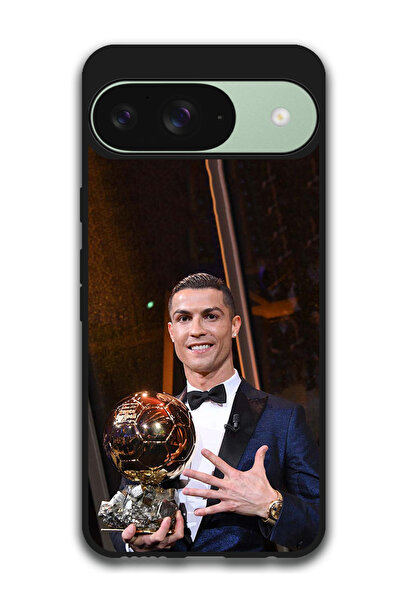 Theodor جراب واقٍ مضاد للخدش والصدمات لهاتف Google Pixel 9، كأس رونالدو
