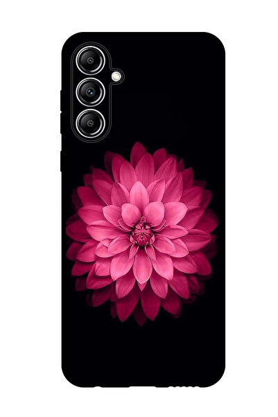 Theodor جراب واقٍ مضاد للخدش والصدمات لهاتف Samsung Galaxy M15، زهرة وردية في...