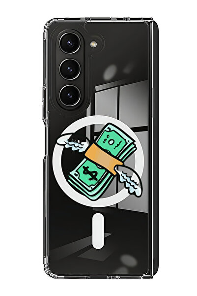 Theodor غلاف لهاتف Samsung Galaxy Z Fold 5 متوافق مع MagSafe، غطاء ممتص للصدم...