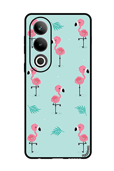 Theodor جراب واقٍ مضاد للخدش والصدمات لهاتف OnePlus Ace 3V بنمط فلامنغو