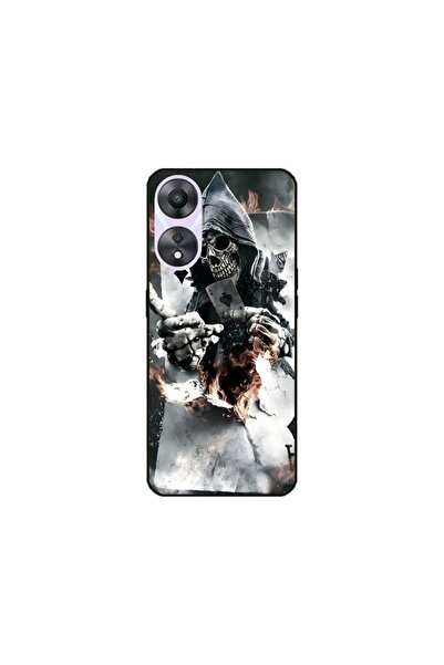 Atlas Husa personalizata pentru OPPO A78, Skeleton Cards, S1D1M0301