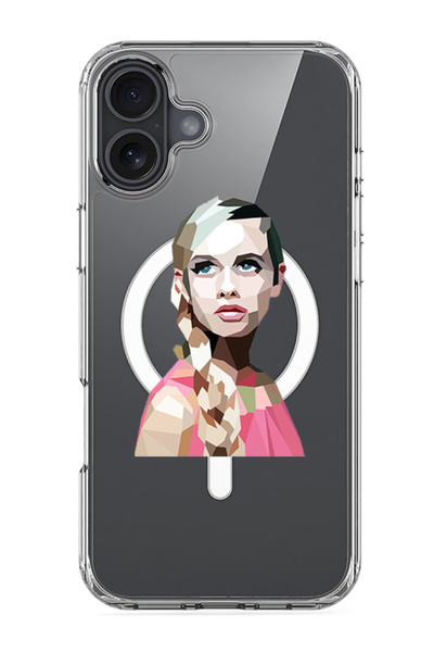 Theodor جراب ماج سيف متوافق مع آيفون 16، غطاء ممتص للصدمات للهاتف - للبنات