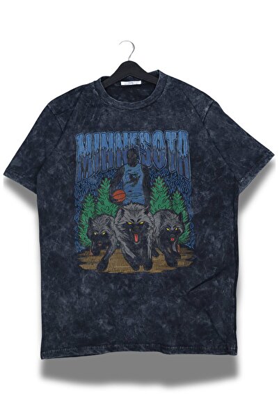 Fuddy Moda تي شيرت مينيسوتا مكتوب قابل للغسل للجنسين، تي شيرت ريترو كبير الحج...