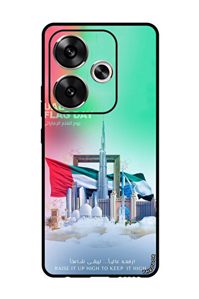 Theodor جراب واقٍ مضاد للخدش والصدمات لهاتف Xiaomi Redmi Turbo 3، يوم علم الإ...