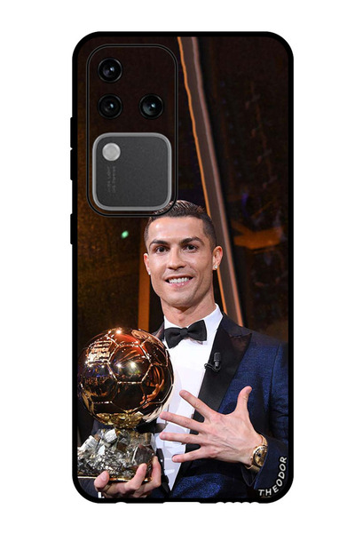 Theodor جراب واقٍ مضاد للخدش والصدمات لهاتف Vivo S18 Pro كأس رونالدو
