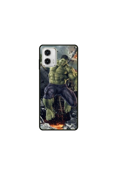 Atlas Husa personalizata si Folie de Silicon Motorola Moto G53, Hulk #1, mult...
